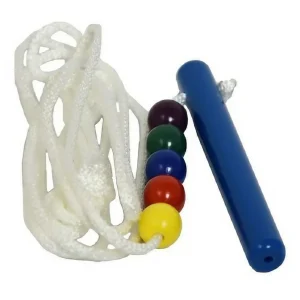 White Brock Strings With 5 Beeds, 12ft In Length With 5 Beads