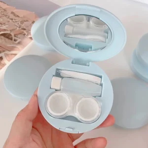 Cute Round Contact Lens Case