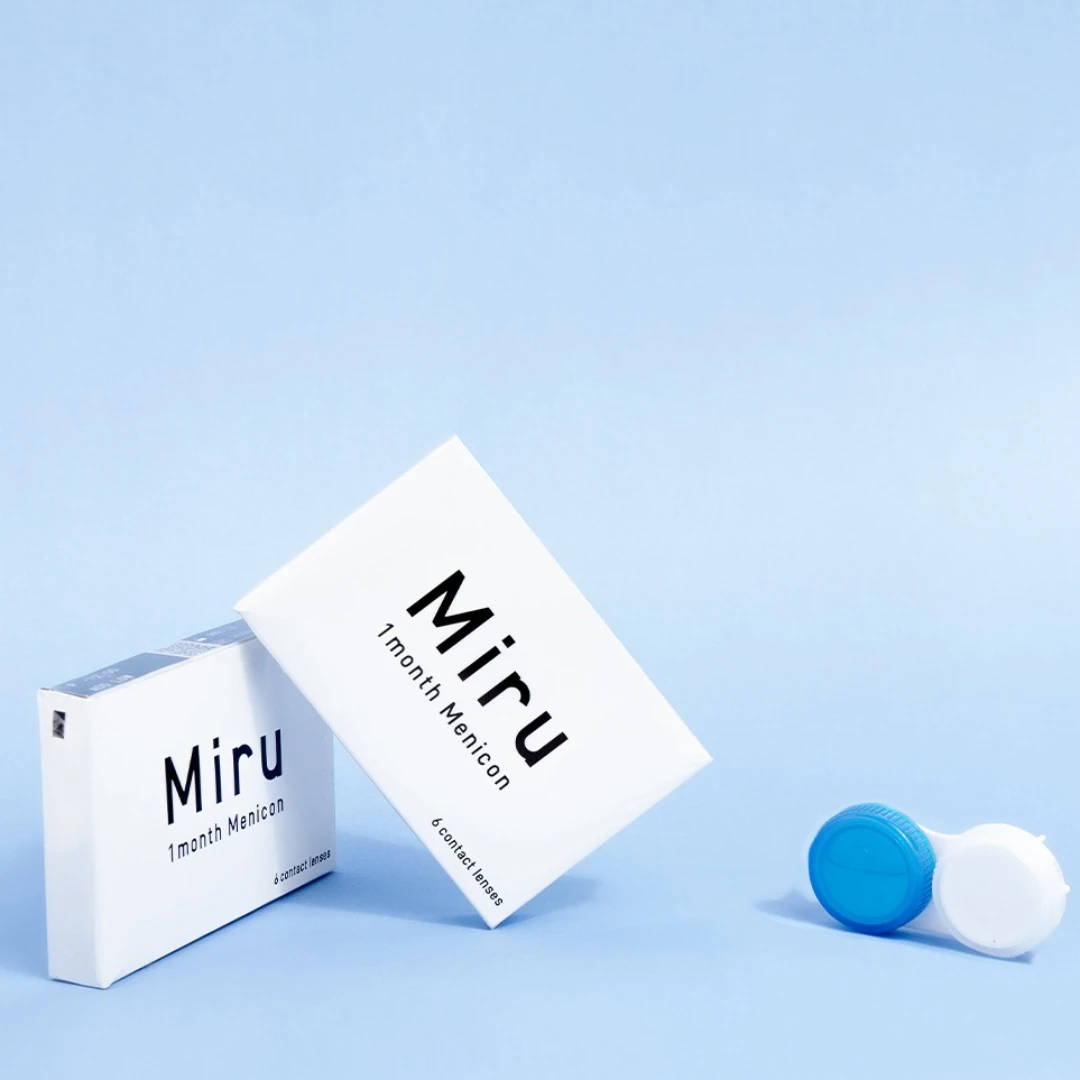 Miru 1month Menicon Silicone Hydrogel Contact Lens 6 Lenses Pack - Image 3